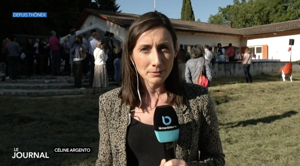 Lazare Genève en direct au JT du Léman Bleu